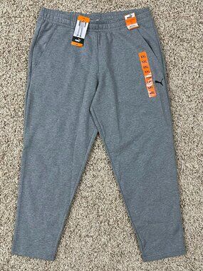 PUMA Men's Joggers Pants Sweatpants Gray, Size XXL (New)